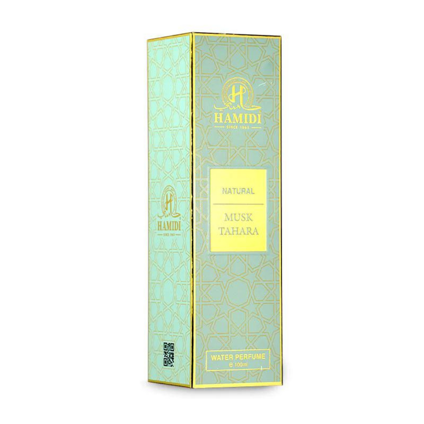 Product image: HamidiNaturalMuskTaharaWaterPerfumeSprayBox_2068x2068px